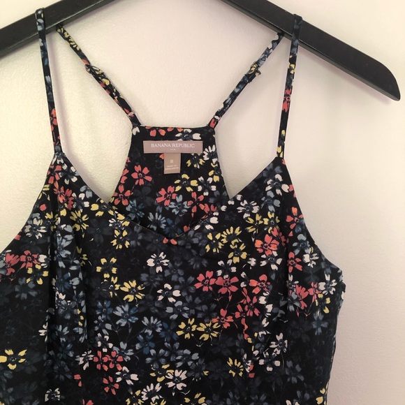 Banana Republic Floral Dress - Navy/Multi-color - Picture 2 of 5